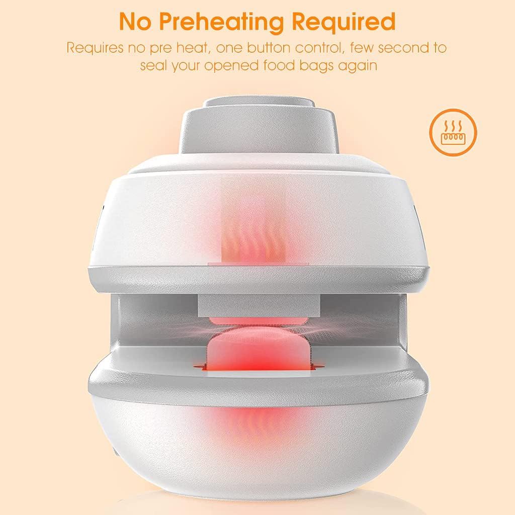 Portable 2 in 1 USB Rechargeable Magnetic Sealer.