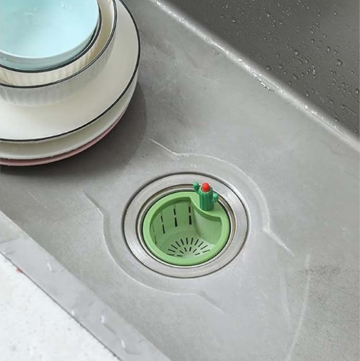 Cute Cactus sink drain