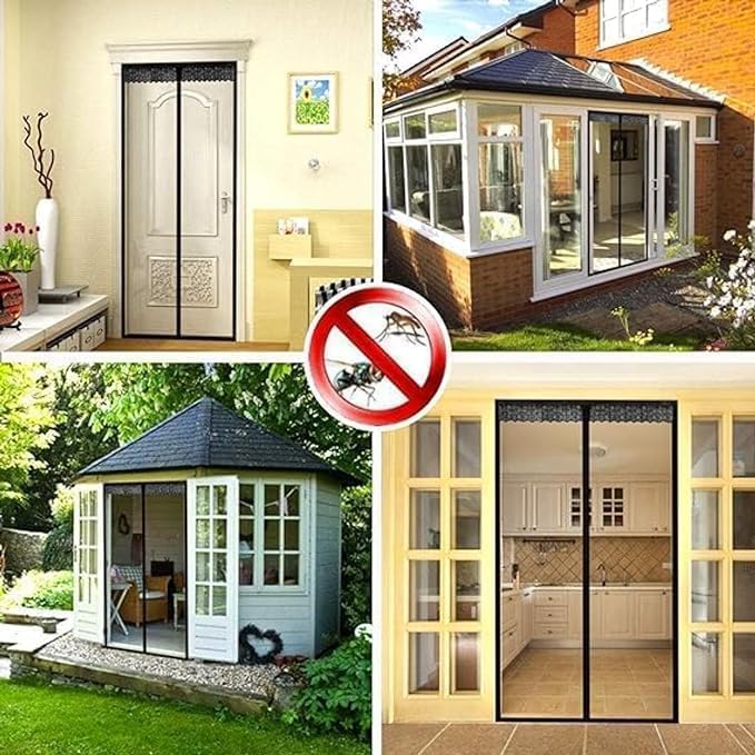 Door Curtain Magnetic Mosquito Net for all door sizes