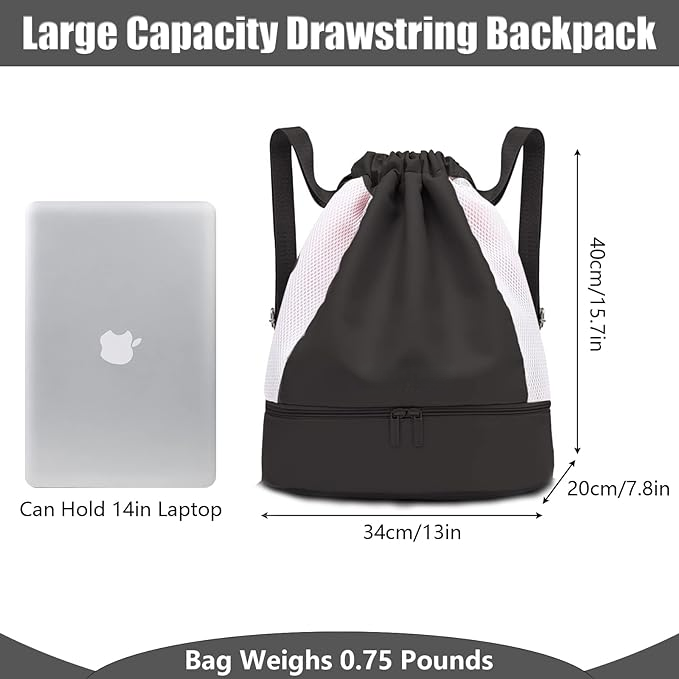 Waterproof Drawstring Casual Backpack