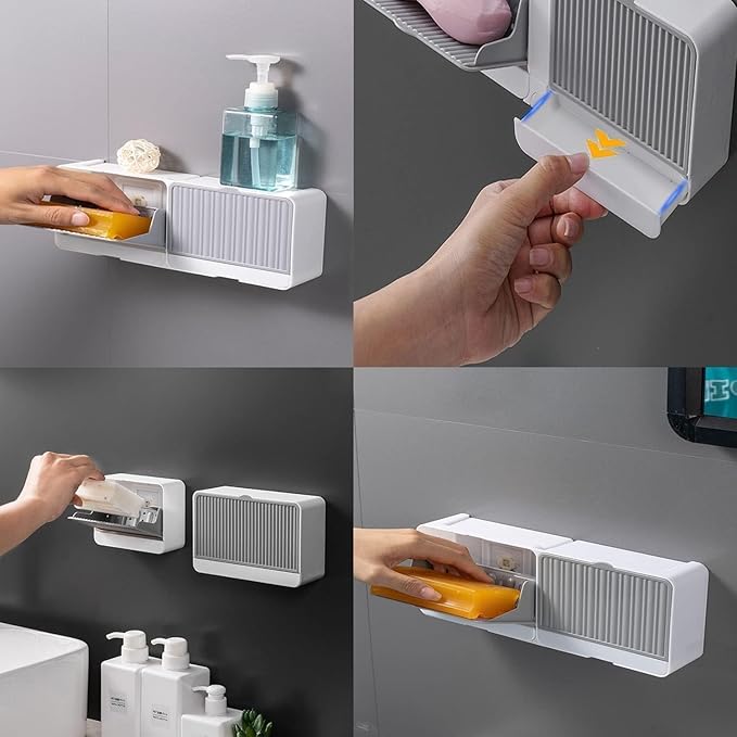 BESTINO Bathroom and Wash Basin Soap Box