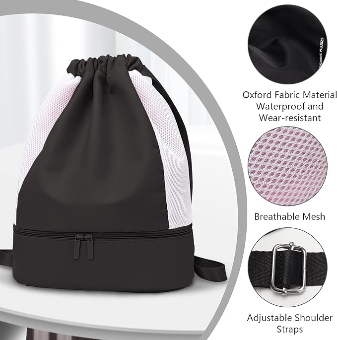 Waterproof Drawstring Casual Backpack