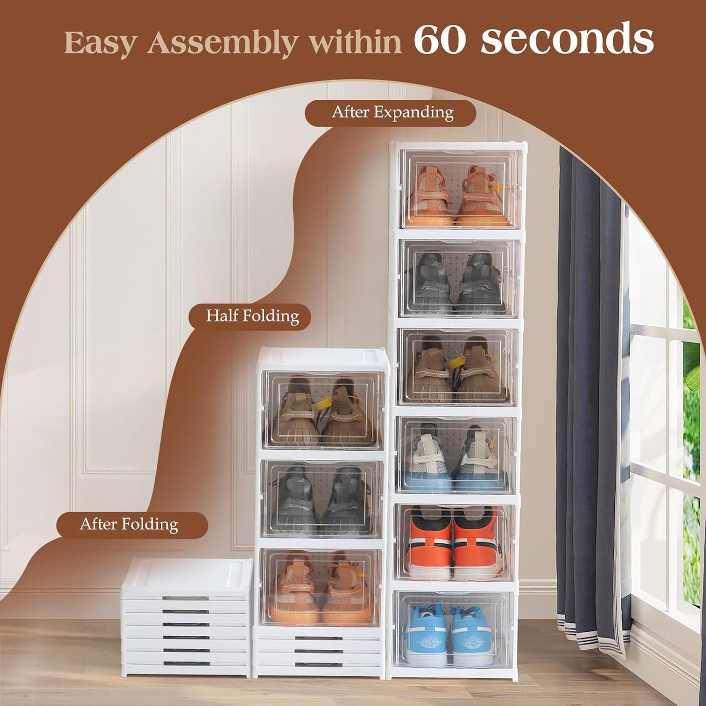 Multipurpose Collapsible Storage Boxes