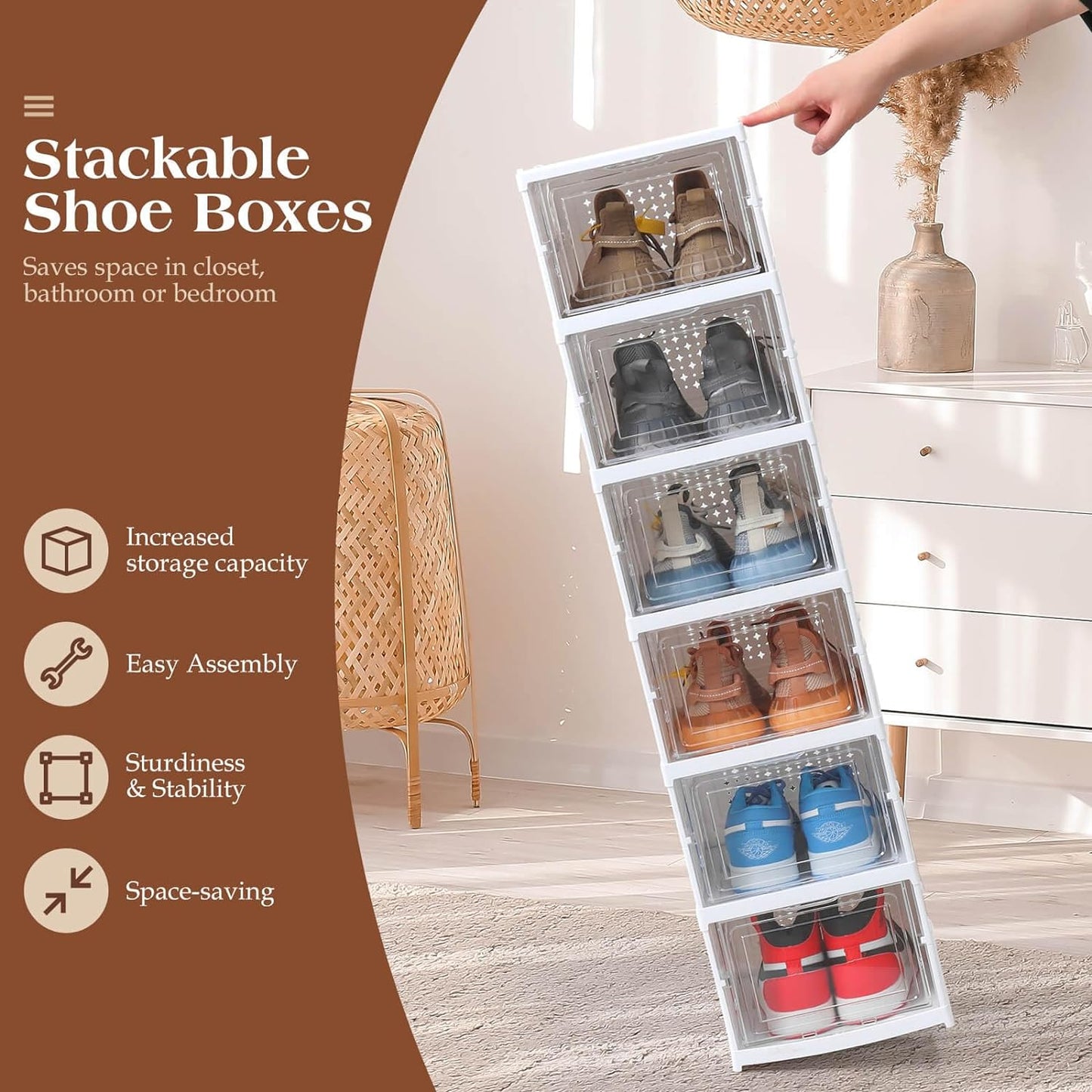 Multipurpose Collapsible Storage Boxes