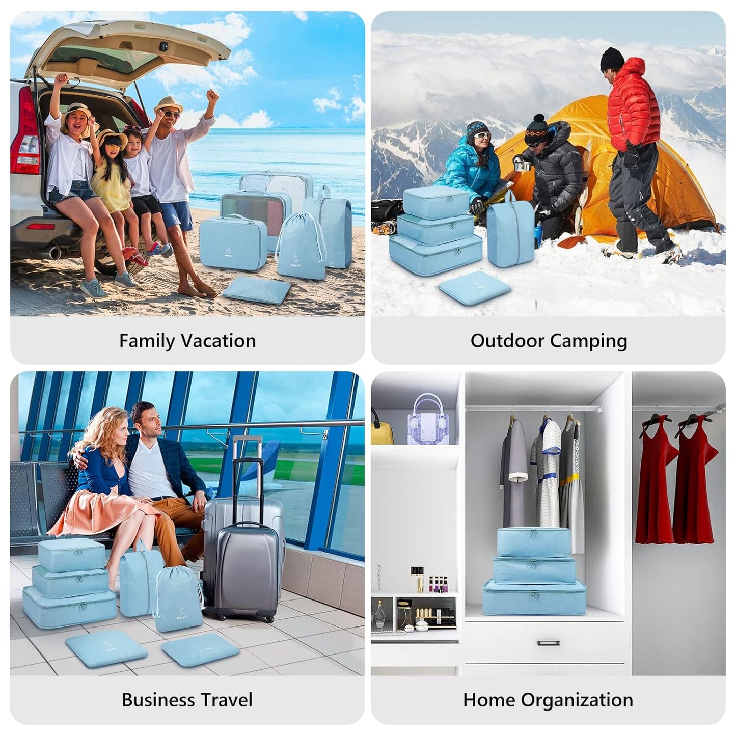 Premium Travel Cubes - (6 Piece Set)