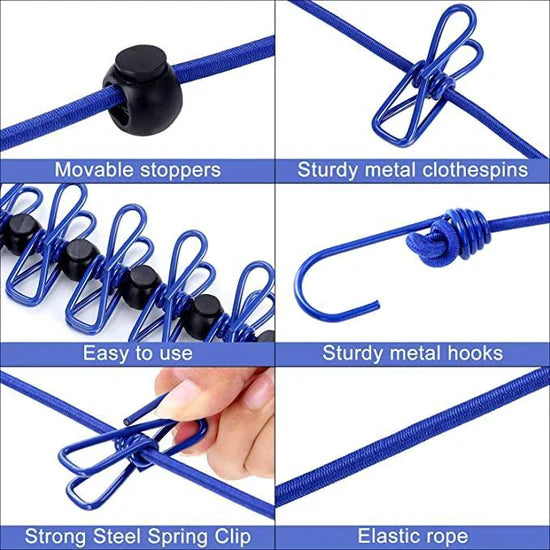 12-Clip FlexiDry Clothesline (BUY 1 GET 1 Free)