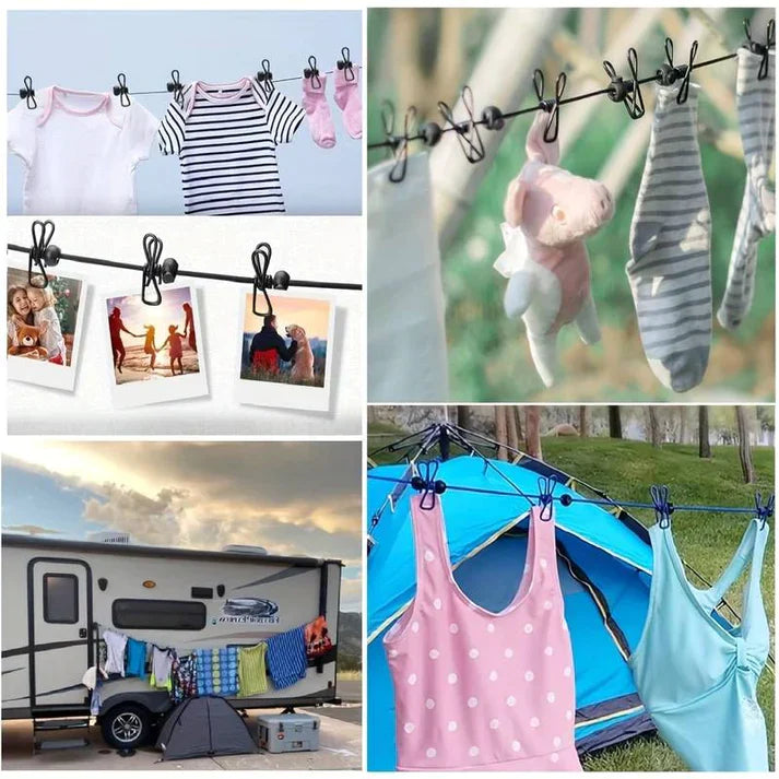 12-Clip FlexiDry Clothesline (BUY 1 GET 1 Free)