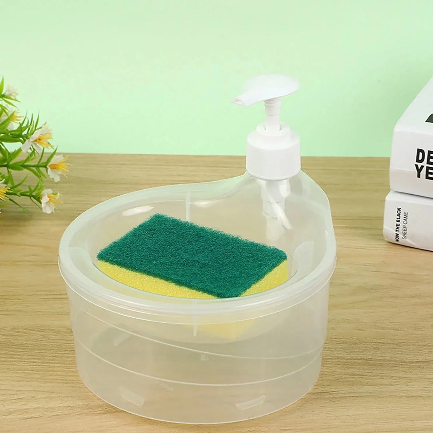 Kitchen Liquid Dispenser (Get a Free Sponge on Every Order)