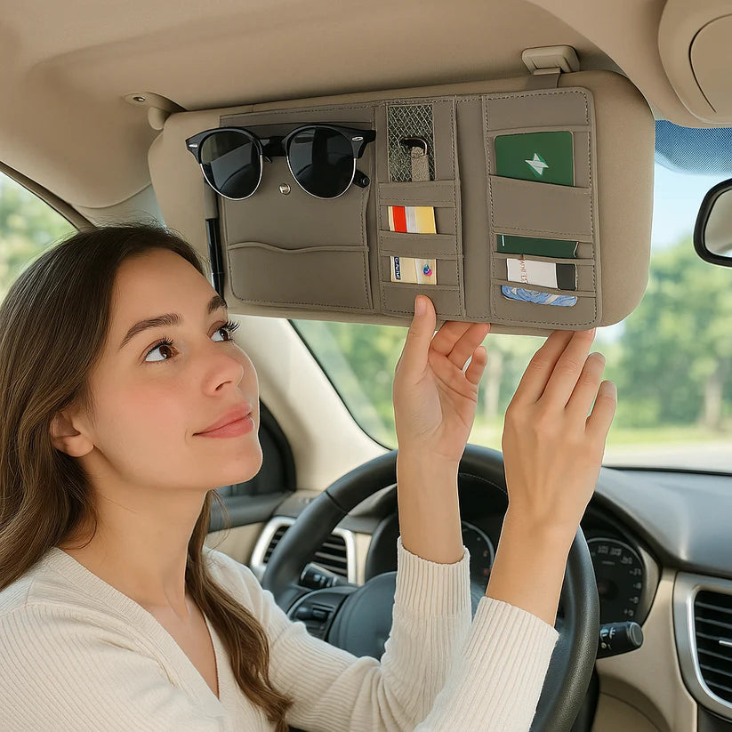 High quality Car Sun Visor Organizer .