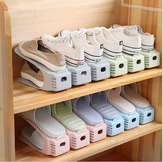 Shoe Organizer Adjustable Shoe Rack Space Saver